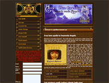 Tablet Screenshot of angelblueessential.com